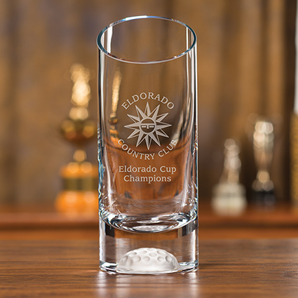 Tournament Cup  Sterling Cut Glass