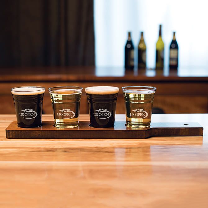 Beer Tasting Set Sterling Cut Glass